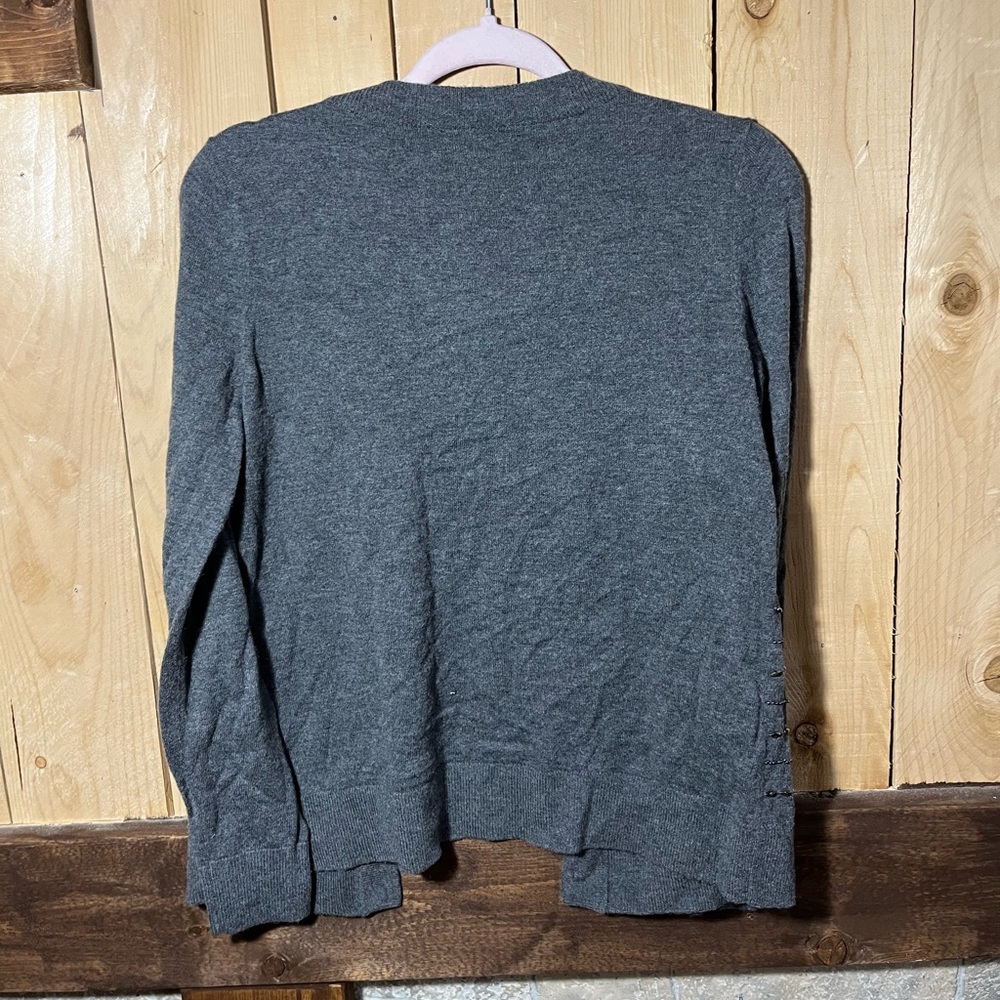 Gray beaded cardigan - Picture 4 of 5